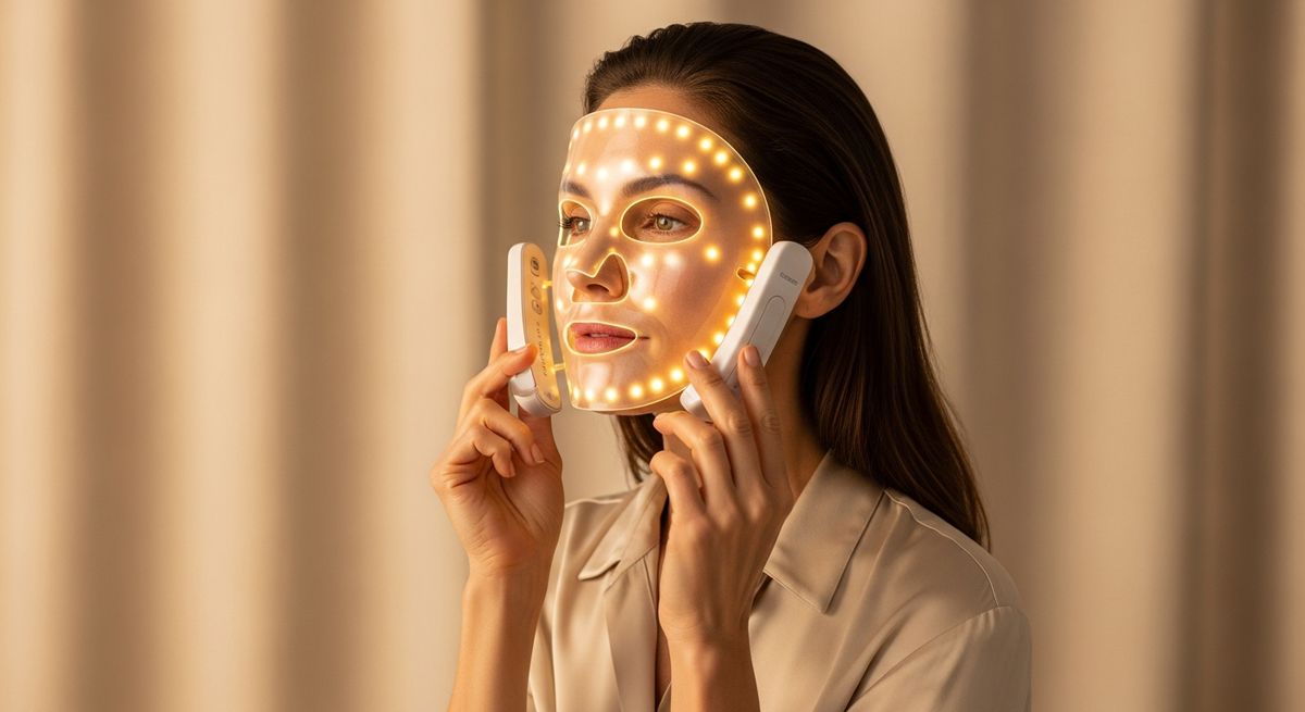 Masque LED ou séance en clinique : que choisir en 2026 ?