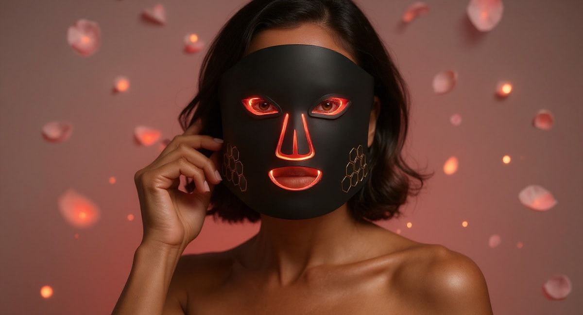 Masque LED et vitamine C : booster l'eclat en synergie