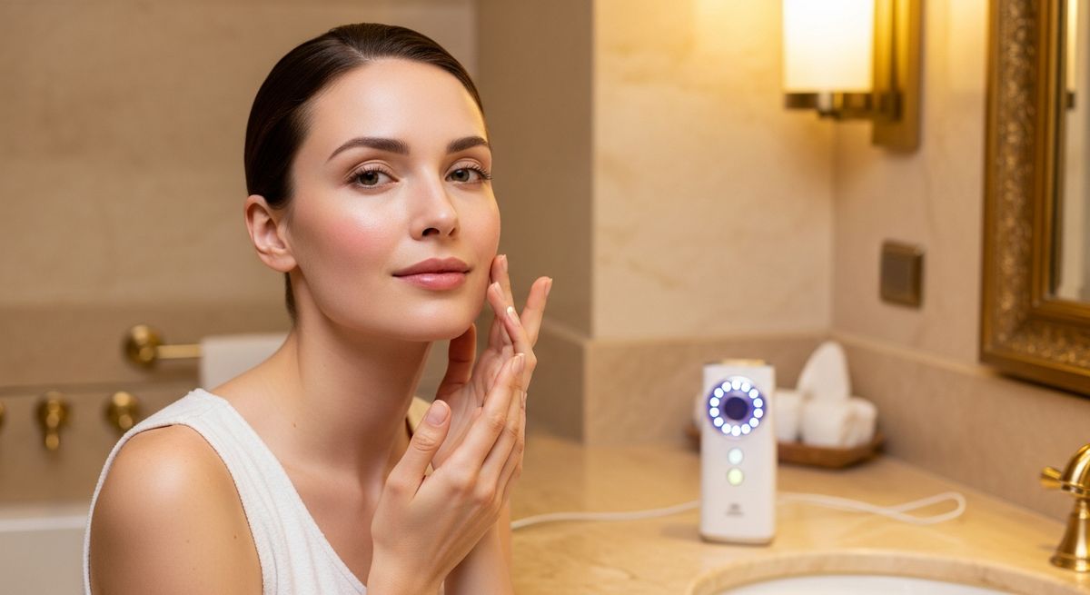 Masque LED visage et rosacée : compatible, efficace ou à risque ?